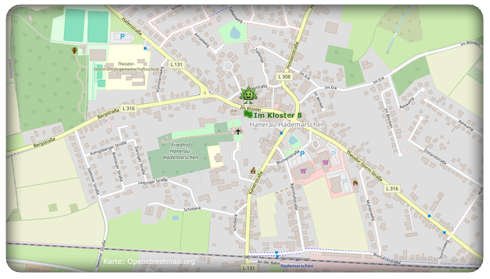 Location der Modellregion Mittelholstein